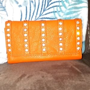 Orange wallet